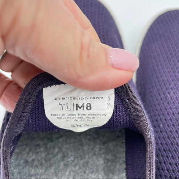 Allbirds Tree Loungers 8 Purple - Picture 14 of 15